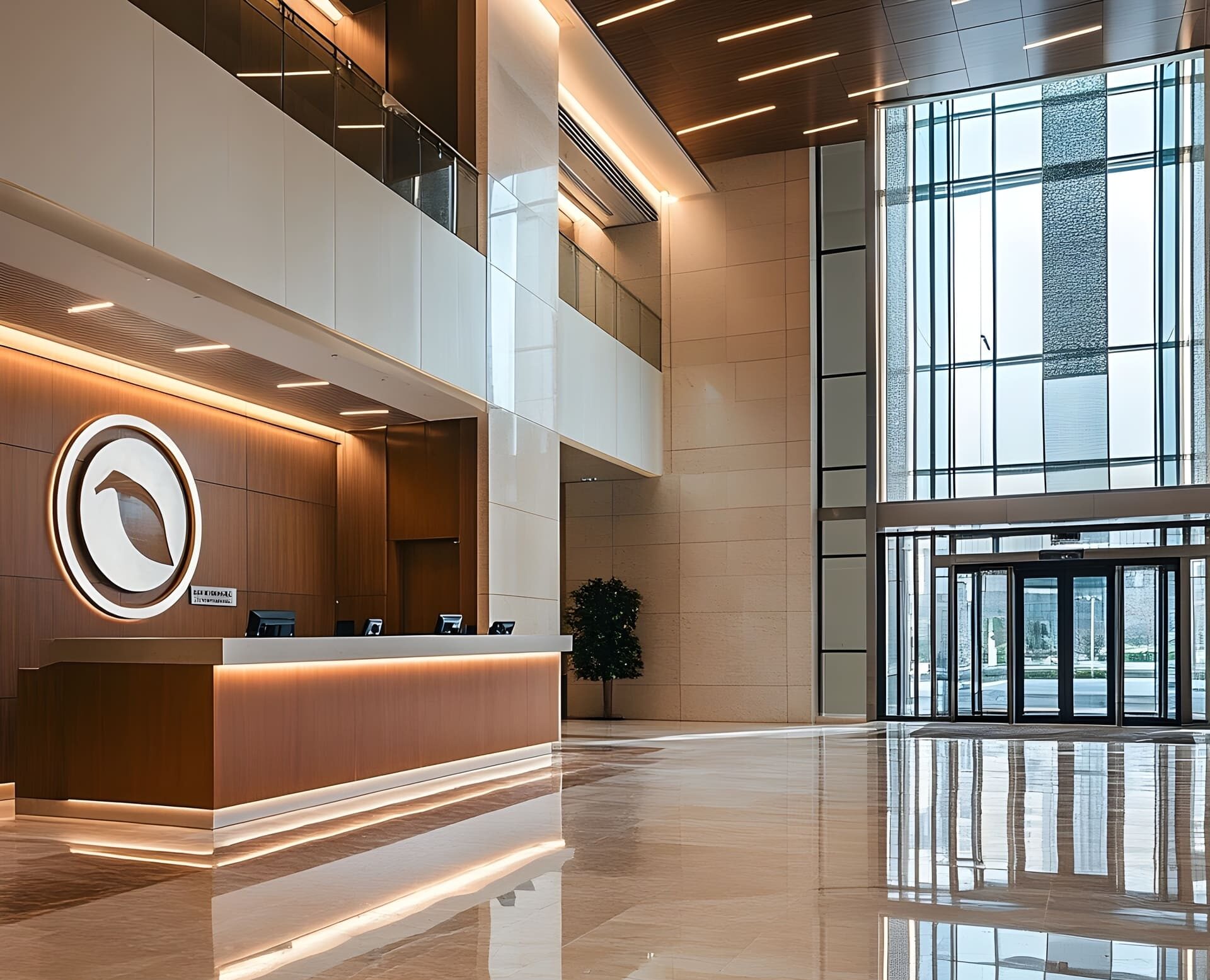 Hotelempfang in München