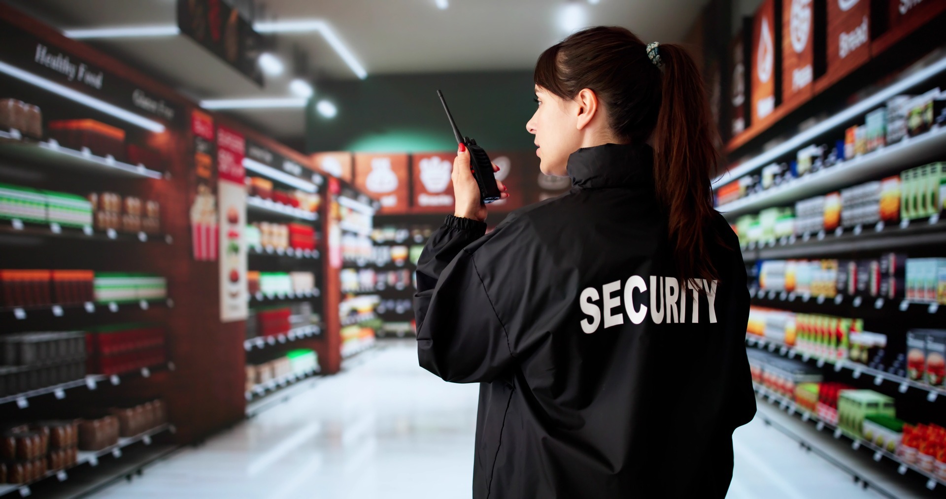 Security im Supermarkt