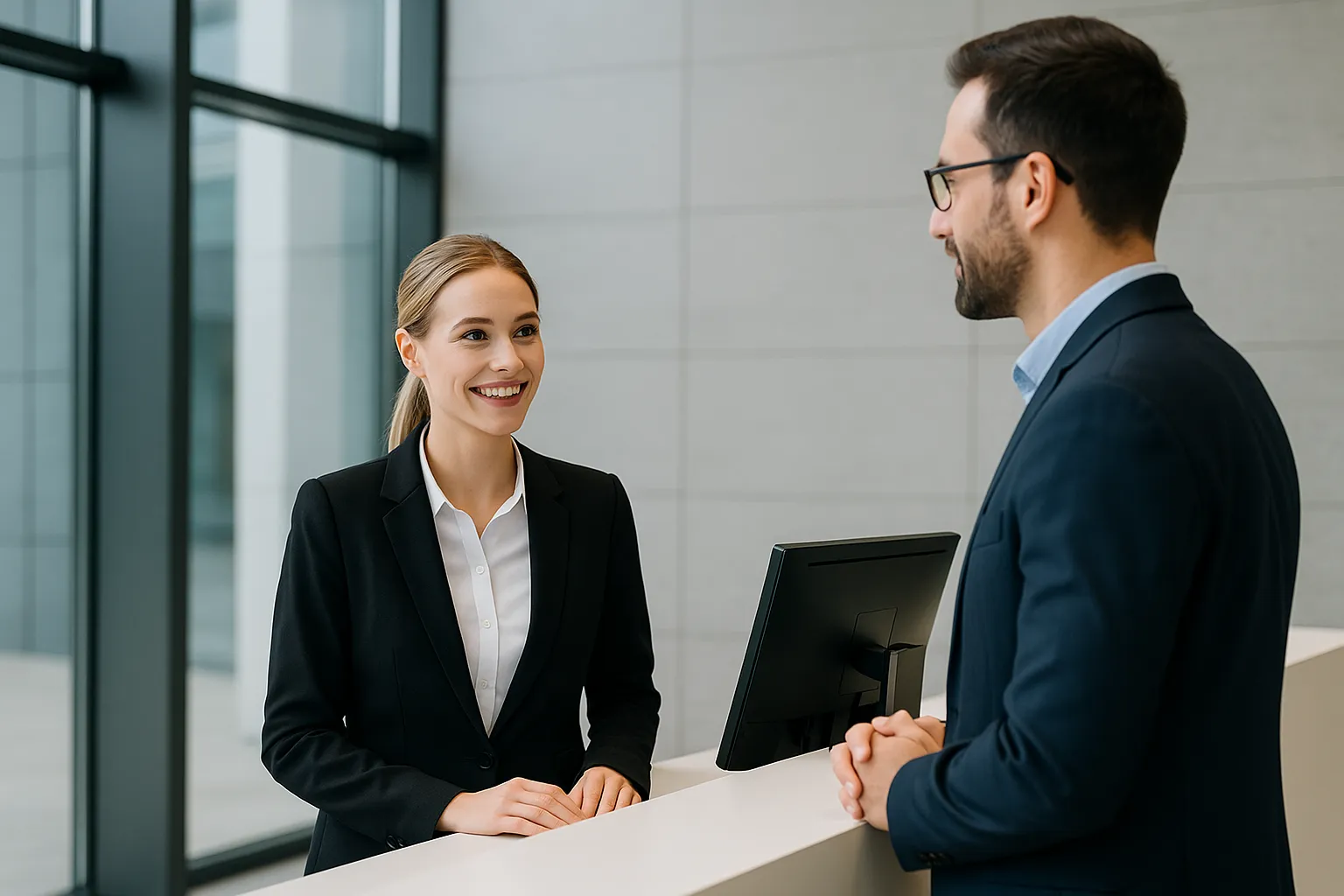 Professioneller Empfang: Sicherheit mit erstem Eindruck
