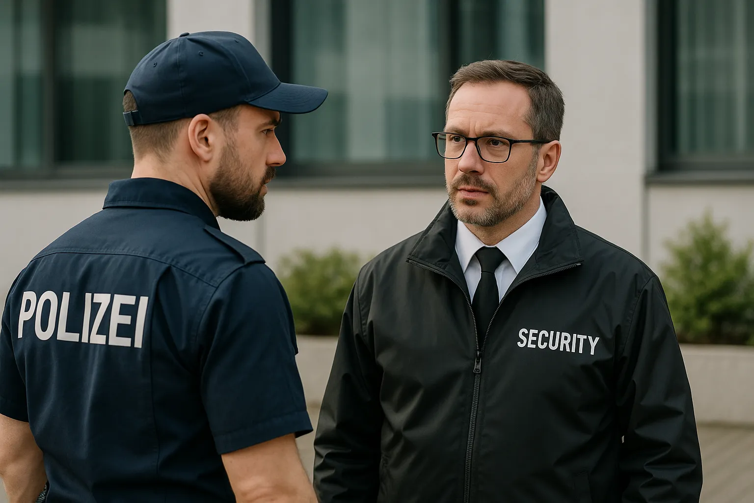 Polizei Sicherheitsdienst Zusammenarbeit – Praxisfall