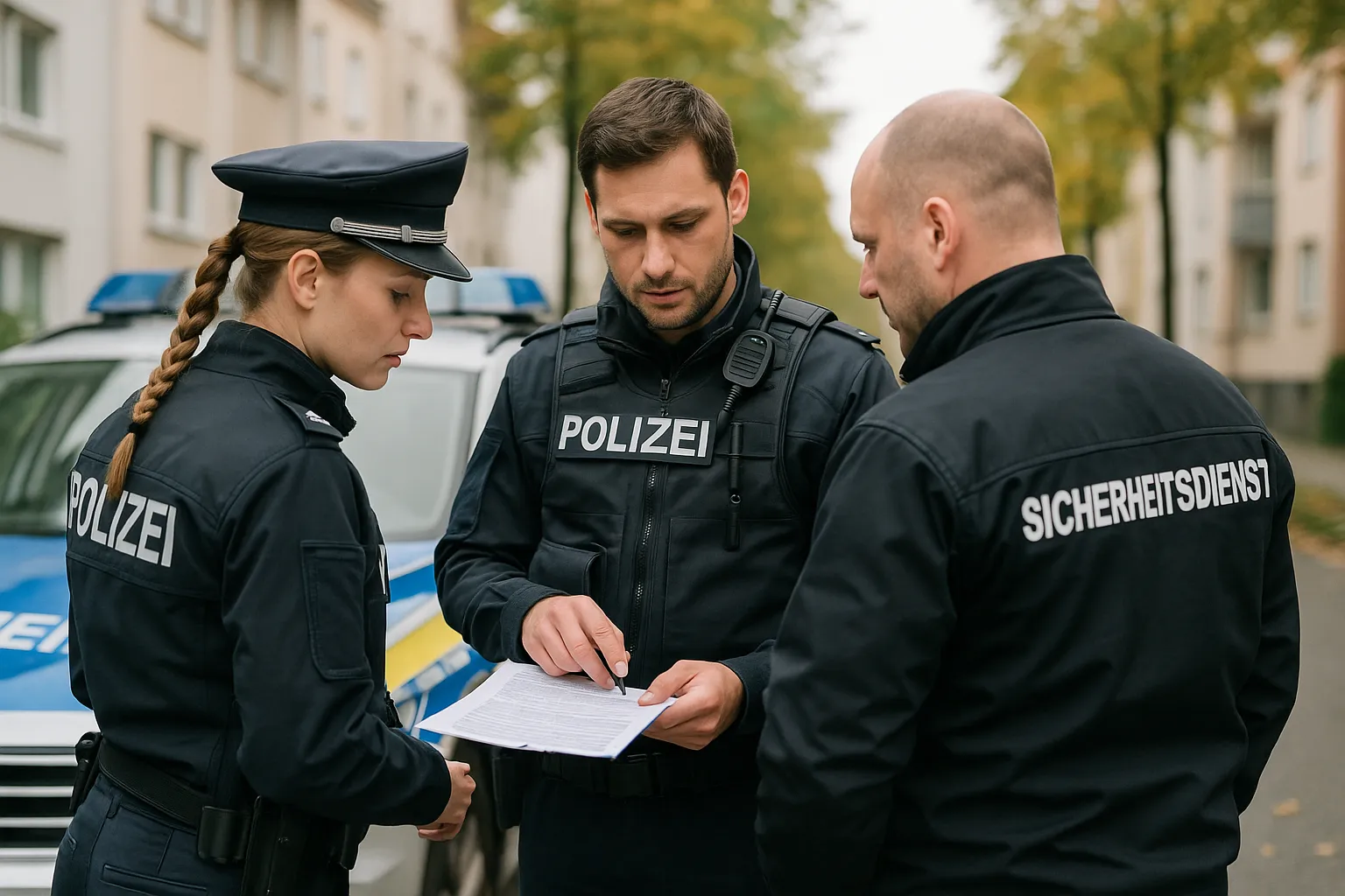 Polizei Sicherheitsdienst Zusammenarbeit – Praxisfall